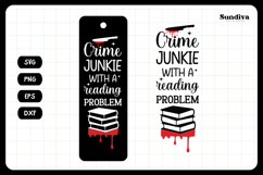 True Crime Bookmark Saying SVG | Crime Junkie Product Image 3