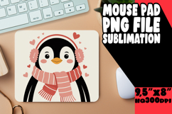 ENCHANTED desk pad Sublimation Style, Valenines Animals Product Image 1