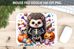 Watercolor Hedgehog Mouse Pad Sublimation - Animal PNG Product Image 1