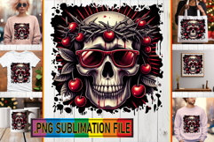 Sweet TSHIRT Ideas PNG, Skull Product Image 1