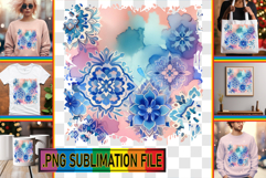 Fun TSHIRT Sublimation Designs, Watercolor Pattern Product Image 1