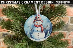 Christmas Ornament Sublimation PNG Design Product Image 1