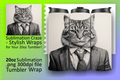 Feline Fun Galore: Sublimation Tumblers Product Image 1
