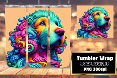 LUXURIOUS 20oz Tumbler Artwork , Dog Product Image 1
