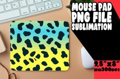 Gradient Leopard Mouse Pad Stylish Art PNG Product Image 1