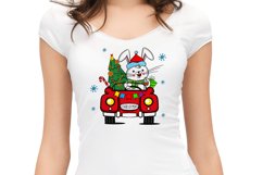 Christmas bunny by car, The Hare Car, Christmas with a Hare Product Image 3