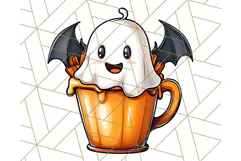 Monster Café Halloween PNG Clipart, Coffee Holiday Clip Art Product Image 5