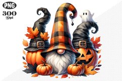 Halloween Gnomes Sublimation - Clipart PNG Design Product Image 1
