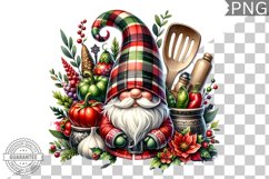 Christmas kitchen Gnome Sublimation - Clipart PNG Design Product Image 1
