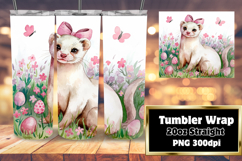 DIY 20oz Tumbler Wrap File , Cute Easter Product Image 1
