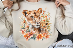 Mothers Day Animals Clipart PNG Product Image 1