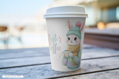 Easter Animals Love Coffee Clipart Product Image 5