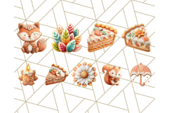 Fall Gingerbread Cookie PNG Clipart, Autumn Cookies Clip Art Product Image 5