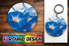 Dreamy Floral PNG: Sublimated Spring Delight Keychain Product Image 1