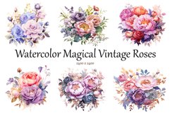 Watercolor Magical Vintage Roses Product Image 1