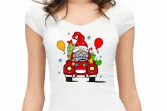 Christmas Gnome Santa by car, Santana car, Christmas Product Image 4