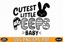 Cutest Little Peeps Baby SVG Design | SVG Cut files Product Image 1