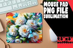 ENCHANTED mouse pad PNG Magic, Flowers Product Image 1