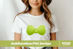 Coquette Easter Bow Sublimation PNG Product Image 2