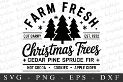 Farm Fresh Cristmass Trees Svg | Christmas svg Product Image 1