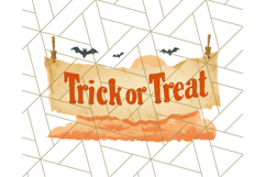 Vintage Halloween PNG Clipart, 1950s Retro Graphics Clip Art Product Image 5