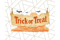 Vintage Halloween PNG Clipart, 1950s Retro Graphics Clip Art Product Image 5
