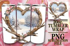 Floral Harmony Tumbler Sublimation - Summer Splendor Product Image 1