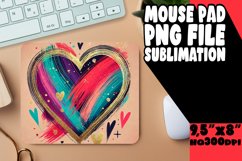 COZY mouse PAD Sublimation Magic, Heart Product Image 1