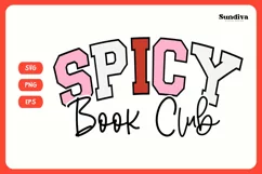 Printable Spicy Book Lover SVG | Spicy Book Club Product Image 3