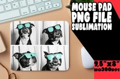 Whimsical Puppy Photo Sublimation Mouse Pad Template for Cre Product Image 1