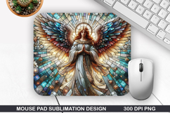 Mouse Pad Sublimation, Jesus Mouse Pad PNG Design Product Image 1