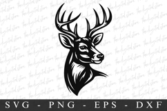 Christmas Deer Svg | Christmas svg | Svg cut file Product Image 1