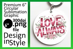 Elegant Round Design Coaster Template , Valentines Product Image 1