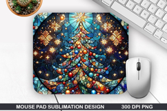 Christmas Tree Mouse Pad Sublimation,Christmas Mouse Pad PNG Product Image 1