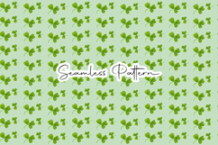 Gold Clover Seamless Pattern Set - Leprechaun &amp; Clovers Product Image 8