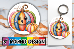 Joyful Circle Ornaments Magic, Pumpkin Watercolor Product Image 1