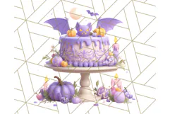 Haunted Sweet Shoppe PNG Clipart, Pastel Halloween Bakery Product Image 5