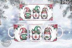 Christmas Mug Wrap Design-Christmas Gnome Sublimation Product Image 1