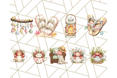 Coastal Cottagecore Summer Clipart PNG, Beachy Calm Vibes Product Image 9