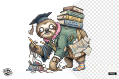 Whimsical Back To School Animals Clipart Product Image 1