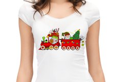 Christmas gnomes elves on a train Christmas Steam locomotive Product Image 4