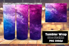 Colorful Tumbler Wrap with Gradient Pattern Art 20oz Product Image 1
