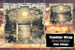 GLAMOROUS 20oz Tumbler Template , Christmas Product Image 1
