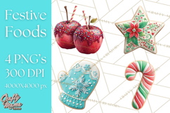 Christmas Sweets Food Cookies PNG Product Image 1
