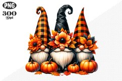 Halloween Gnomes Sublimation - Clipart PNG Design Product Image 1