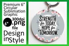 Trendy Circle PNG Car Coaster Design , Religious Product Image 1