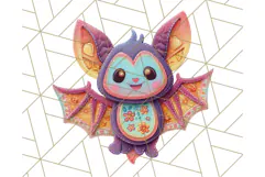 Kawaii Halloween Clipart Cute Kids and Candy Elements Png Product Image 5