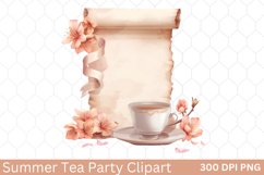 Summer Tea Party Clipart Product Image 1