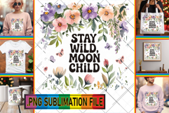 Radiant PNG TSHIRT Art, Flower Quote Product Image 1