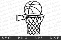 Basketball SVG | SVG Cut files | Cricut Product Image 1